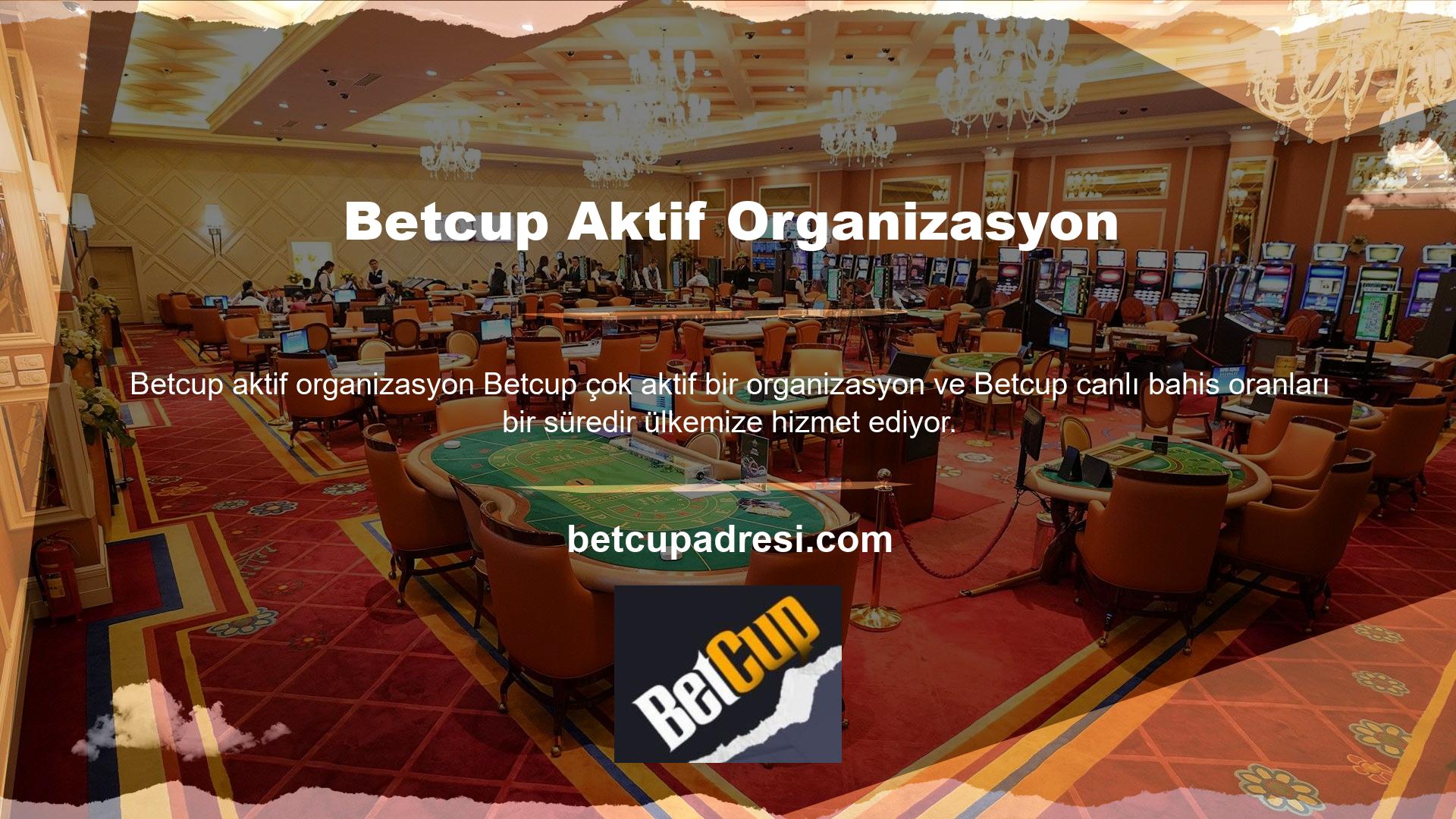 Organizasyonun çok fazla deneyimi var çünkü çok eski